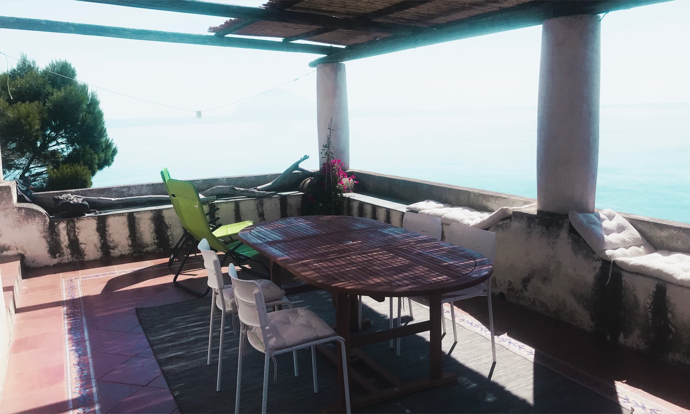 La terrazza, vista mare 180°